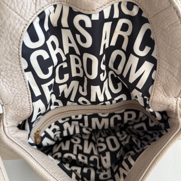 Marc by Marc Jacobs Classic Q Natasha Taupe Leather Crossbody Bag - Picture 10 of 13